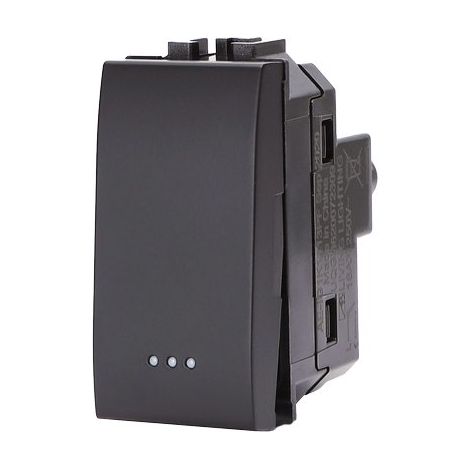 INTERRUTTORE UNIPOLARE ABL - NERO VOLT 250 A 16- 8 pezzi