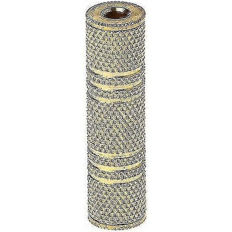 Adaptateur d'extension audio femelle-femelle 3,5 mm pour connexion AUX stéréo.