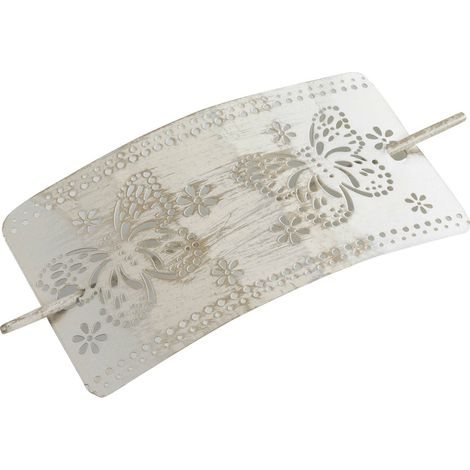 Embrasse Bicolore Papillon Blanc or (1/2)