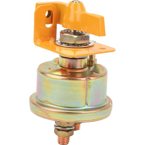 Interrupteur de coupure de batterie rotatif 300A 12V/24V, isolateur à clé fixe pour camping-car et yacht (1/5)