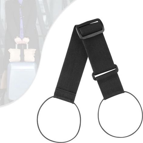 Cinghie elastiche regolabili per bagagli da viaggio - Adatte a diverse misure da 46 a 68 cm - Impilamento sicuro e stoccaggio compatto (1/5)