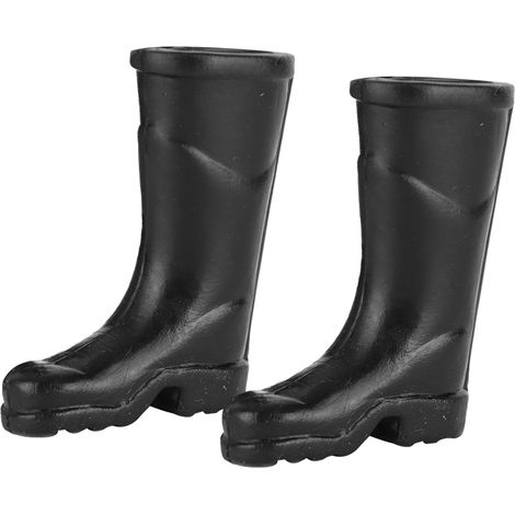 paire de bottes de pluie miniatures pour maison de poupée (échelle 1:12), accessoire de décoration (1/5)