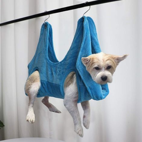 Double Flannel Dog Hammock, Pet Hammock, Nail Care Hammock, Pet Hammock (1/5)