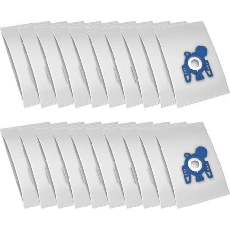 Lot de 20 sacs à poussière pour aspirateur Miele Complete C3 – Microfibre multicouche 5 couches – Filtration optimale – Sac type MSM 10 (1/5)
