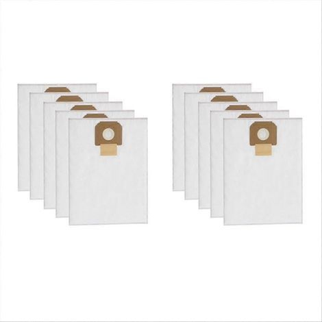 Lot de 10 sacs à poussière de rechange pour aspirateurs Bosch GAS 35 série 2607432037 - Pièces détachées pour le nettoyage de la maison (1/5)