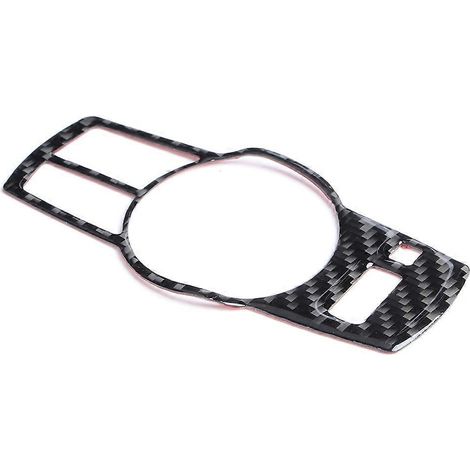 Blende für Scheinwerferschalter, weiche Carbonfaser-Innenausstattung, passend für 5er BMW F10 GT (2010–2017) (1/5)