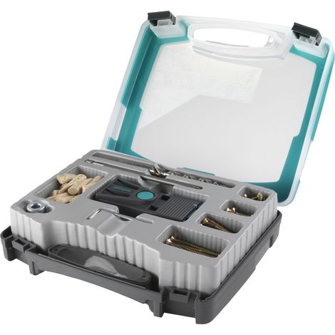 Wolfcraft Bohrlehre Undercover inkl Koffer Stufenbohrer