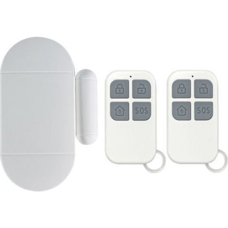 Door alarm, door opening detector with a powerful 130 dB alarm, wireless magnetic door and window alarm for doors, windows, and cabinets, home, office (1/5)
