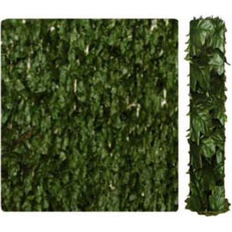 1ROTOLO SIEPE ORNAMENTALE ARTIFICIALE CON FOGLIE EDERA - mt.3x1,5h. - 1800 foglie