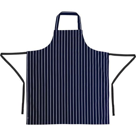 Tablier Bavette Rayé Marine et Blanc XL - Whites Chefs Clothing (1/5)
