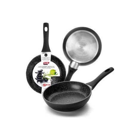 Ibili Natura Bratpfanne silber 24 cm antihaftbeschichtet