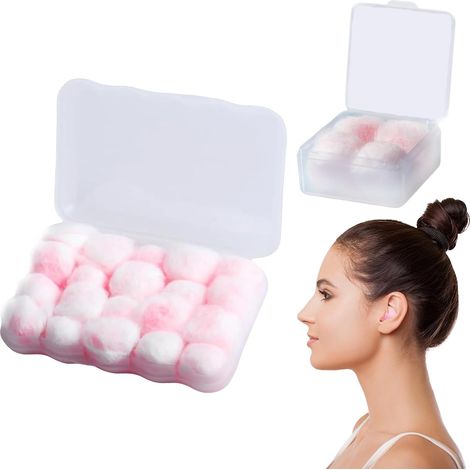 12 Paires Boule Quies Cire, Boules Quies Pour Dormir, Bouchon D'oreille Pour Dormir, Bouchon Oreille Sommeil, Boules Cire, Bouchons Doreilles Anti Bruit Pour Enfant Adulte Dormir (1/5)
