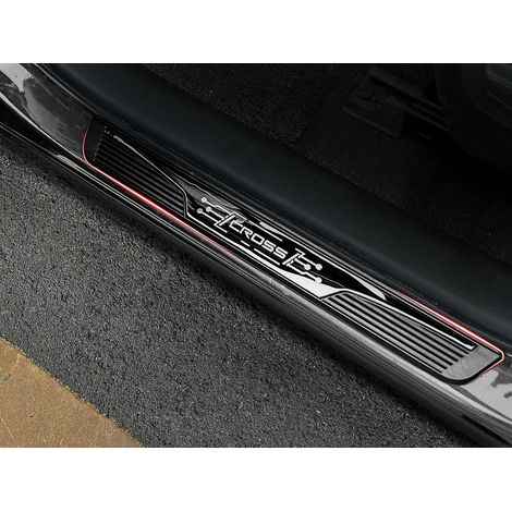 Plaque de seuil de porte pour Toyota Corolla Cross Accessories 2022-2024, protection de seuil de porte ( ) (1/5)