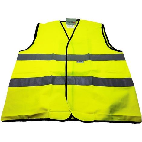 Giubbotto di Sicurezza Alta Visibilità Omologato - Colore: GIALLO