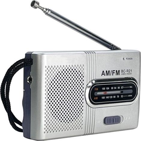 Radio portable d'urgence à piles - Radio de secours pour situations d'urgence - Kit de préparation aux catastrophes - Radio compacte pour maison, camping et voyage (1/5)