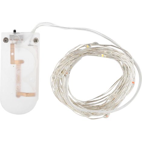 Guirlande lumineuse féérique à 30 LED bleues pour chambre, pelouse, jardin, décoration de Noël. (1/5)