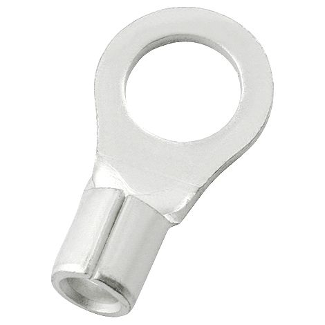Cosses à œillet RS PRO, Non-isolé, 4mm², 4.3mm, 7.2mm