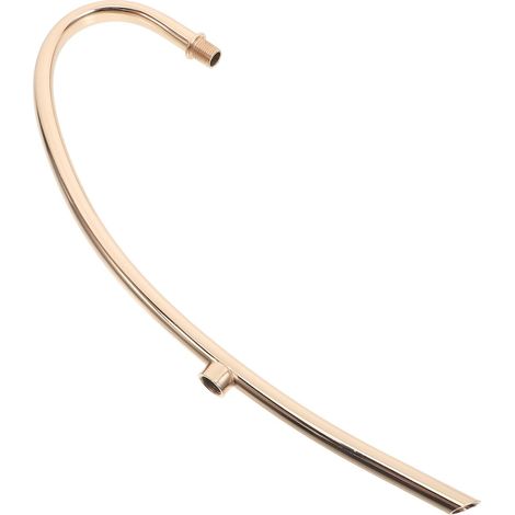 Tige Courbée de Lampe en Métal M10 pour Remplacement, Accessoire Robuste et Polyvalent Design Tubulaire Incurvé, pour Lampe de Table Contemporaine (1/5)