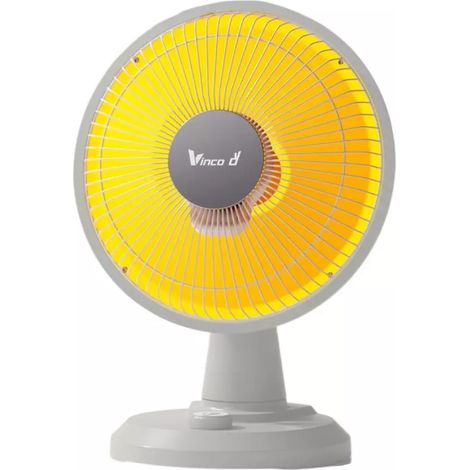 stufa da tavolo a parabola vinco in fibra di carbonio bianco 600 w - cod. 70186