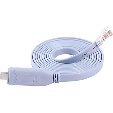 Câble de configuration de console USB vers Type-C, câble de débogage de routeur série Type-C vers RJ45 (1/5)