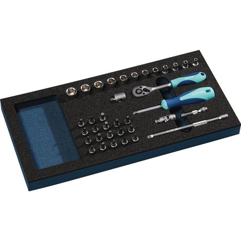 TECWERK Werkzeugmodul 36-tlg.1/3-Modul Steckschlü.TECWERK