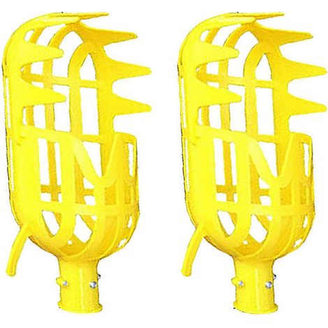 2 outils de cueillette d'arbousiers, cueille-fruits créatif, appareil de cueillette aérienne, fournitures agricoles à usage professionnel (S) (1/5)