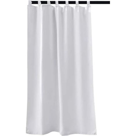 Rideaux D'ExtéRieur Rideaux extérieurs imperméables, isolants Thermiques, occultants, for fenêtre, Rideaux d'extérieur for Jardin Rideau Pergola ExtéRieur(Blanc,1 Panel 107x213cm) (1/5)