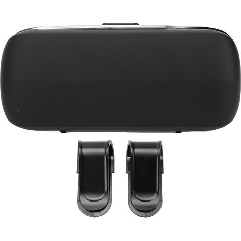 Support lunettes de soleil pare-soleil universel en plastique robuste avec 2 fixations supplémentaires pour voiture camion camping-car (1/5)