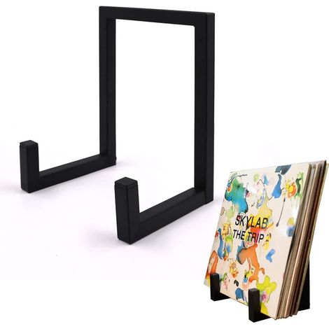 Support de rangement pour disques vinyles Présentoir pour vinyles et support de rangement pour CD ou plusieurs albums (1/5)