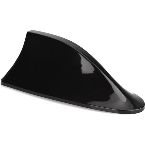 Antenne de voiture Voiture radio antenne aileron de requin Antenne de toit d'antenne de voiture universel Shark Mat Noir M018
