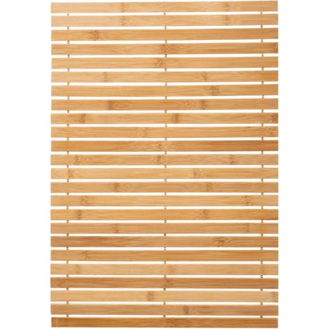 5Five Simply Smart – Caillebotis en bambou 40x60cm – Chic et naturel – Enroulable – Facile d'entretien – Pour espaces intérieurs et extérieurs (1/3)