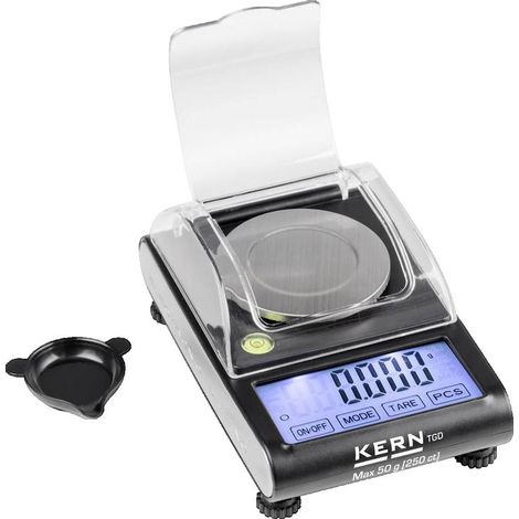 Kern TGD 50-3C balanza de bolsillo multicolor precisa