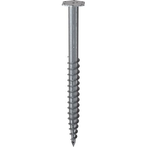 KRINNER Schraubfundament M Länge 1300 mm Ø 76 mmGewinde M16 10,1 kg Stahl (1/2)