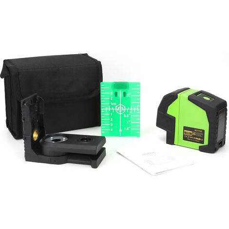 Niveau Laser Vert Haute Précision 2 Points 2 Lignes Auto-Nivelant IP54 Étanche Infrarouge Outil de Mesure Professionnel(8211G) (1/5)