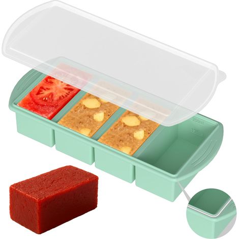 1 Moule Silicone,Couvercle Anti-Fuite,Acier Renforcé,Silicone Sans BPA,Cuisine Familiale (1/5)