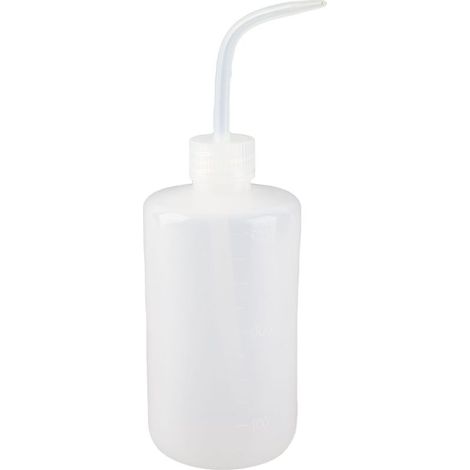 Arrosoir souple en plastique de 500 ml pour plantes succulentes, avec goulot étroit et graduation. (1/5)