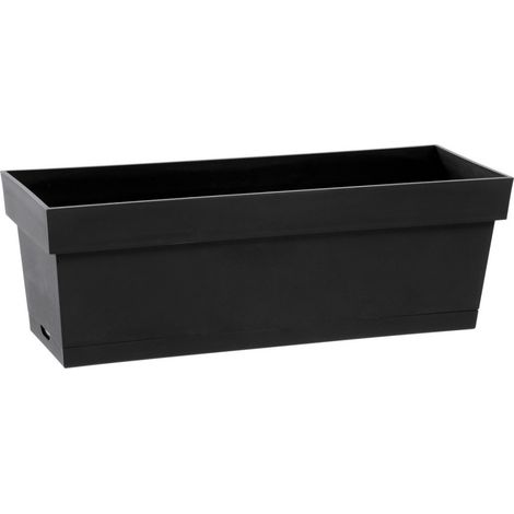 Jardiniere gamme esprit toscane gris foncé 500 x 180 x 167
