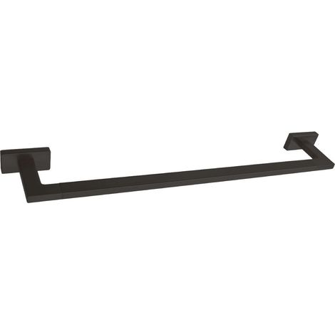Inda - Handtuchhalter Lea schwarz L.66 cm