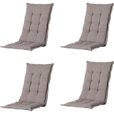 [NEUWERTIG] Madison Gartenstuhlkissen Sitzpolster Gartenkissen Basic 4er Set Outdoor Set B-Ware