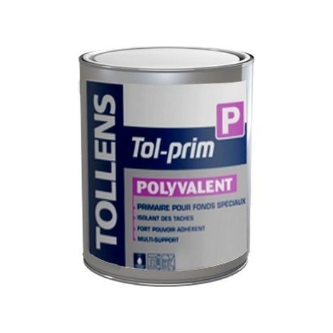 impression professionnelle TOLLENS Tol Prim P Polyvalent Choix de couleur: Blanc - Conditionnement: 1 Litre