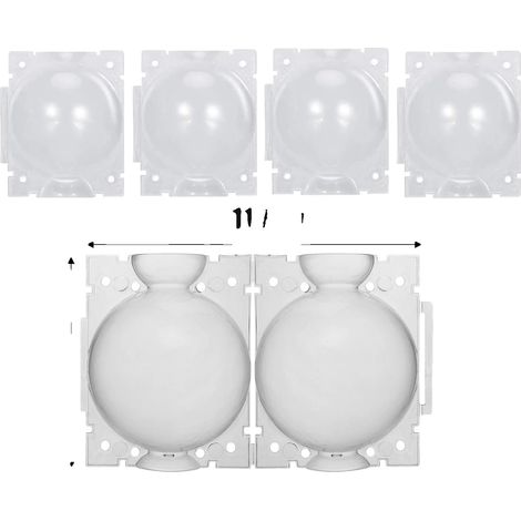Box per radici di piante, in plastica resistente, per una propagazione efficiente, 50 pezzi trasparenti (1/2)