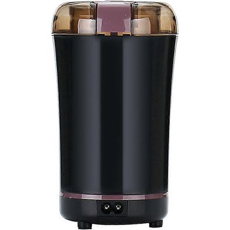 Moulin à café électrique, moteur puissant de 150 W, mouture ultra-fine, utilisation simplifiée, design compact, noir, prise américaine. (1/5)