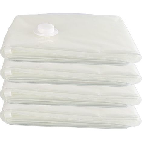 Lot de 4 sacs sous vide 50x70cm, sacs de rangement sous vide réutilisables-AquaForge (1/4)