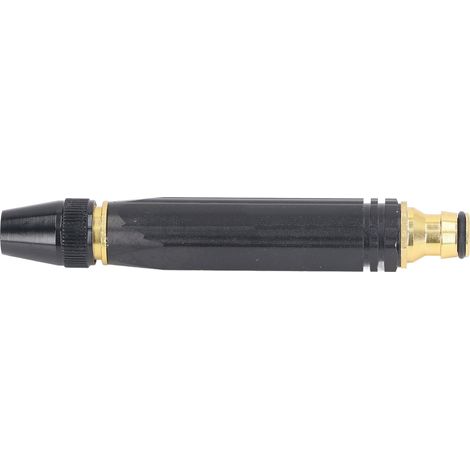 Pistolet pulvérisateur pour tuyau d'arrosage réglable en ABS et alliage cuivré, bec jet pour jardin terrasse voiture nettoyage (1/5)