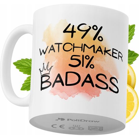 Lustige Kaffeetasse mit witzigem Textdesign für Uhrmacher – ideal für Geburtstage, Namenstage und Feiertage. Hochwertige Tasse für besondere Anlässe, ob zu Hause, im Büro oder bei der Arbeit. Farbe: W
