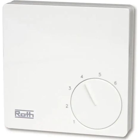 Roth Termostato de ambiente Basicline H/C 230 V, 1135007406