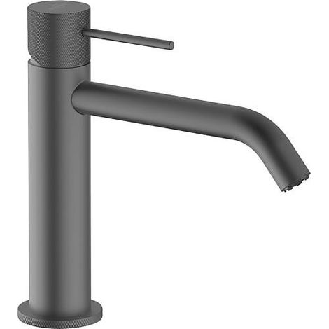 Mitigeur Comallo medium avec bonde de lavabo graphite (1/2)