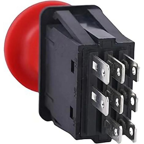 (8 bornes style 1) Bornes Embrayage PTO Interrupteur 10A 14V pour tondeuses à gazon Dixie Chopper Delta Hustler Série Delta 500016 725-3233 (1/4)