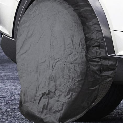 SJLERST 1 pièce de cache-roue de secours, 29'“-32”' imperméable et anti-poussière, universel, adapté aux camping-cars, voitures, camions, SUV, caravanes et remorques (1/5)