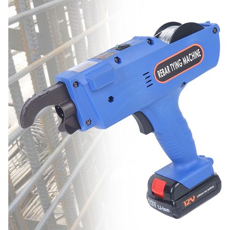 12V Automatische Bindemaschine Für 8-34mm Stahlband Handheld Rebar Tier Tool NEW